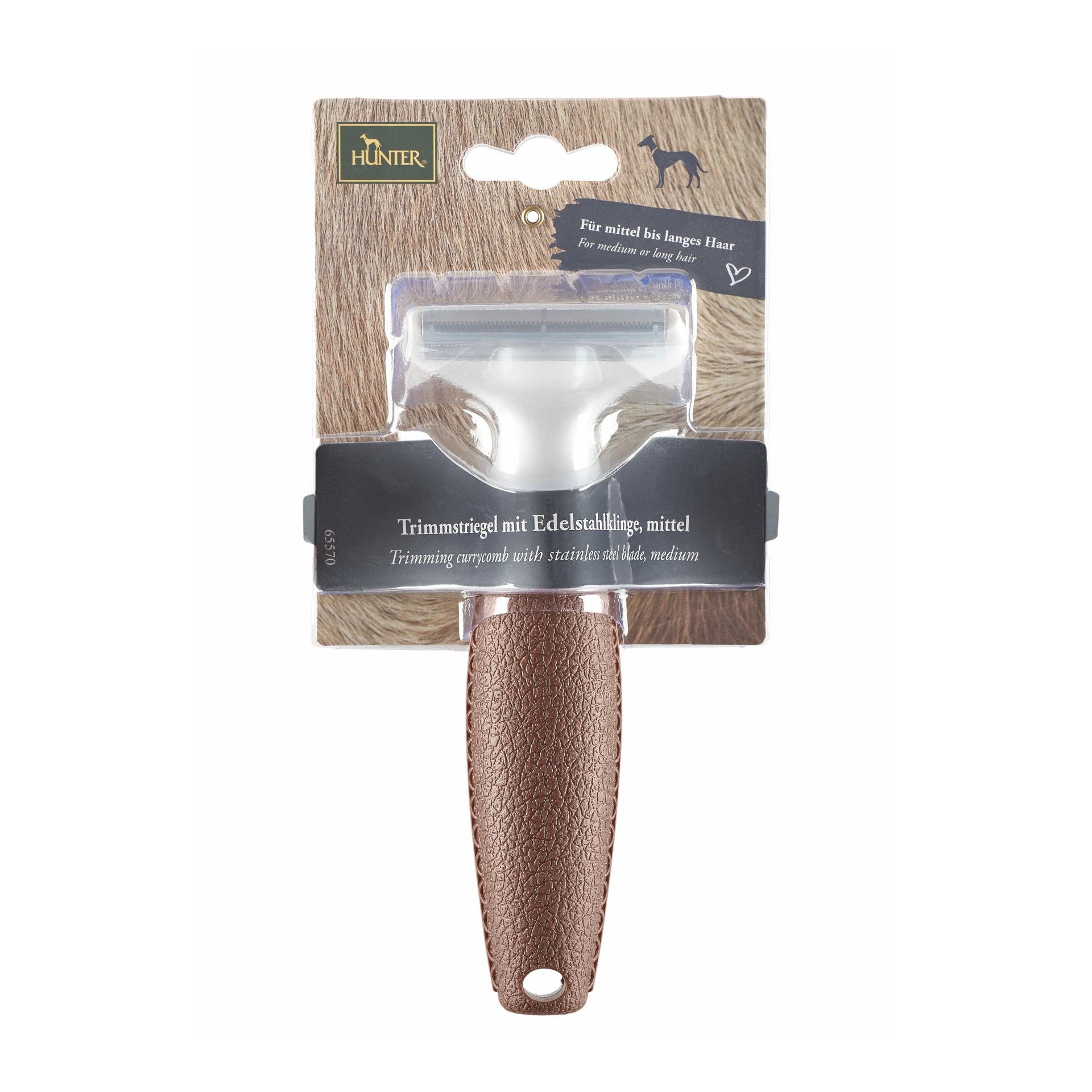 Trimmstriegel Spa mit Edelstahlklinge