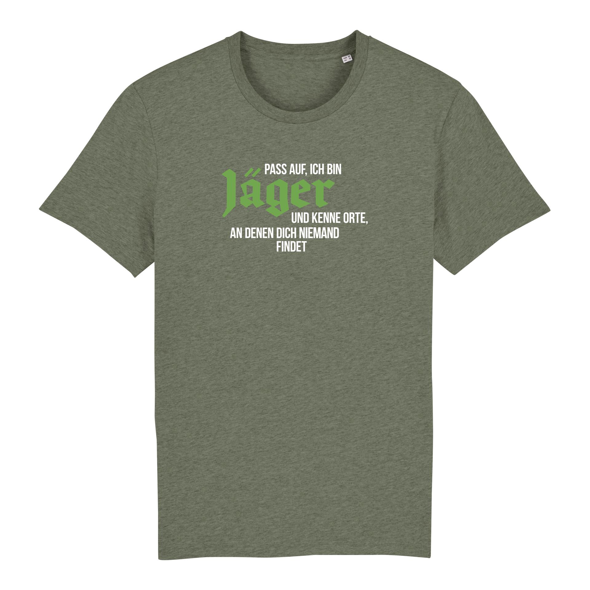 Image of Hauptner Jagd T-Shirt Geheime Orte - Mid Heather Khaki - bei Hauptner.ch