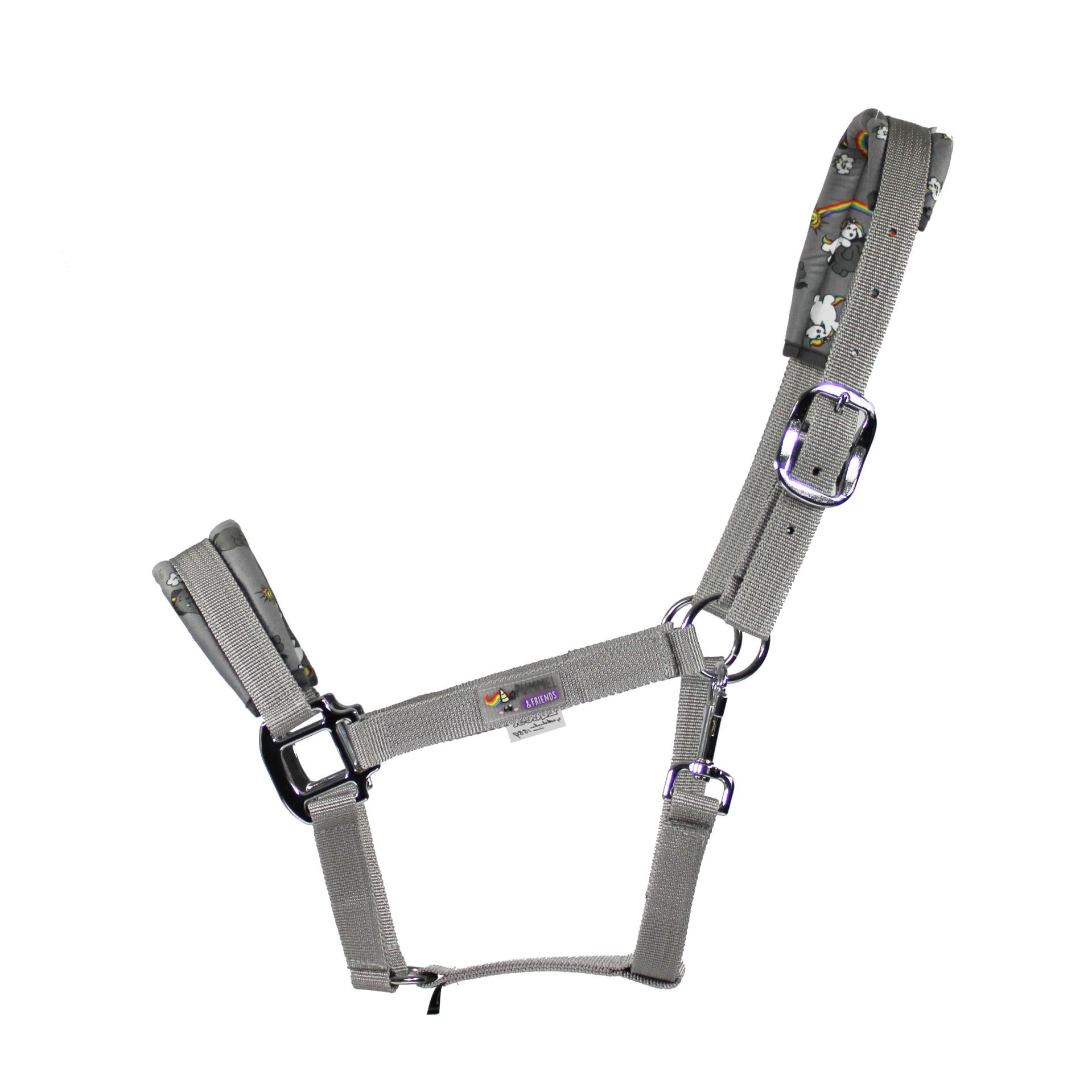 Image of Pummeleinhorn Halfter Uno Protect Pummel & Grummel - grey bei Hauptner.ch