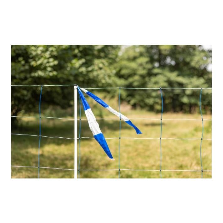 Herdenschutzband blau/weiss 80 mm