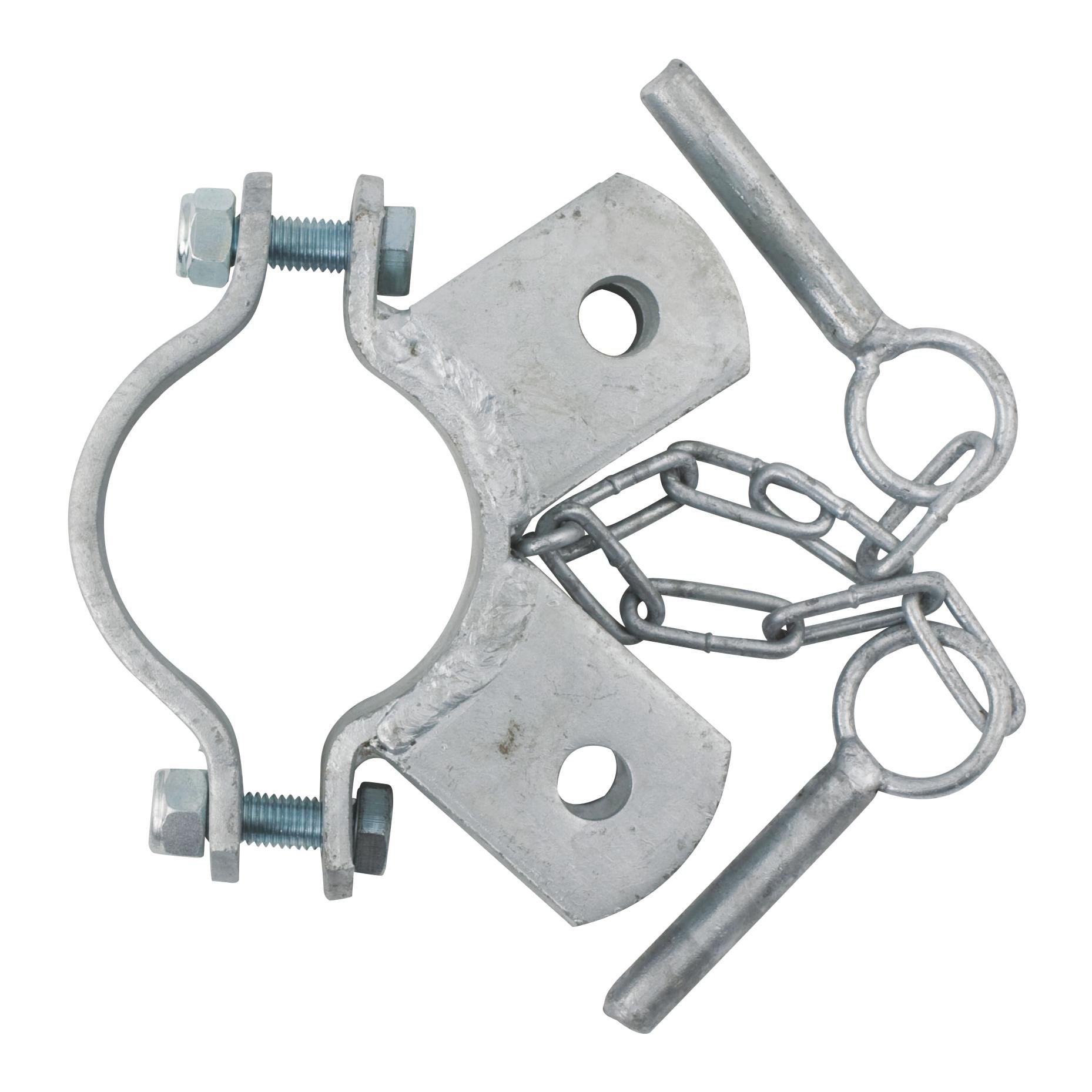 Image of Patura Schelle d=76 mm, 2 Halter winklig - Grau - bei Hauptner.ch