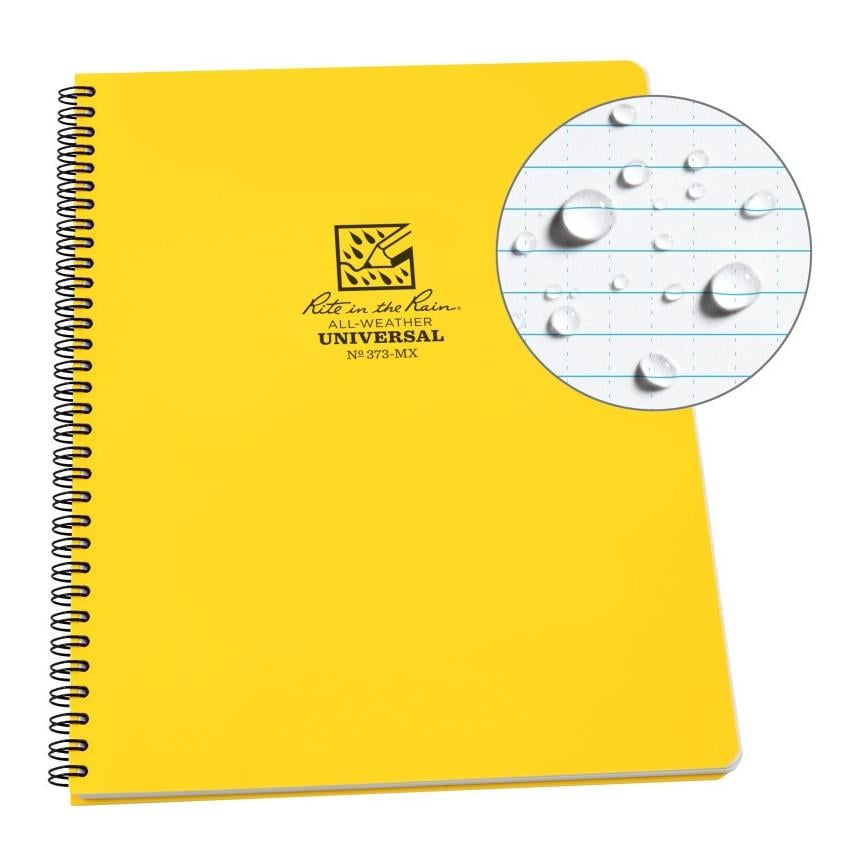 8.5 X 11 Allwetter Notizbuch 373-MX - Gelb
