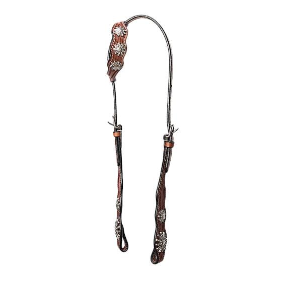 Image of Western Imports Einohr Kopfstück mit Show-Conchos - Braun - bei Hauptner.ch