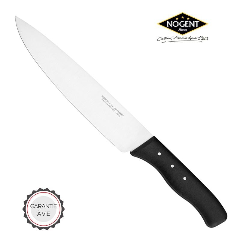 Image of Nogent Kochmesser 20 cm – Affidenté-Klinge - schwarz bei Hauptner.ch