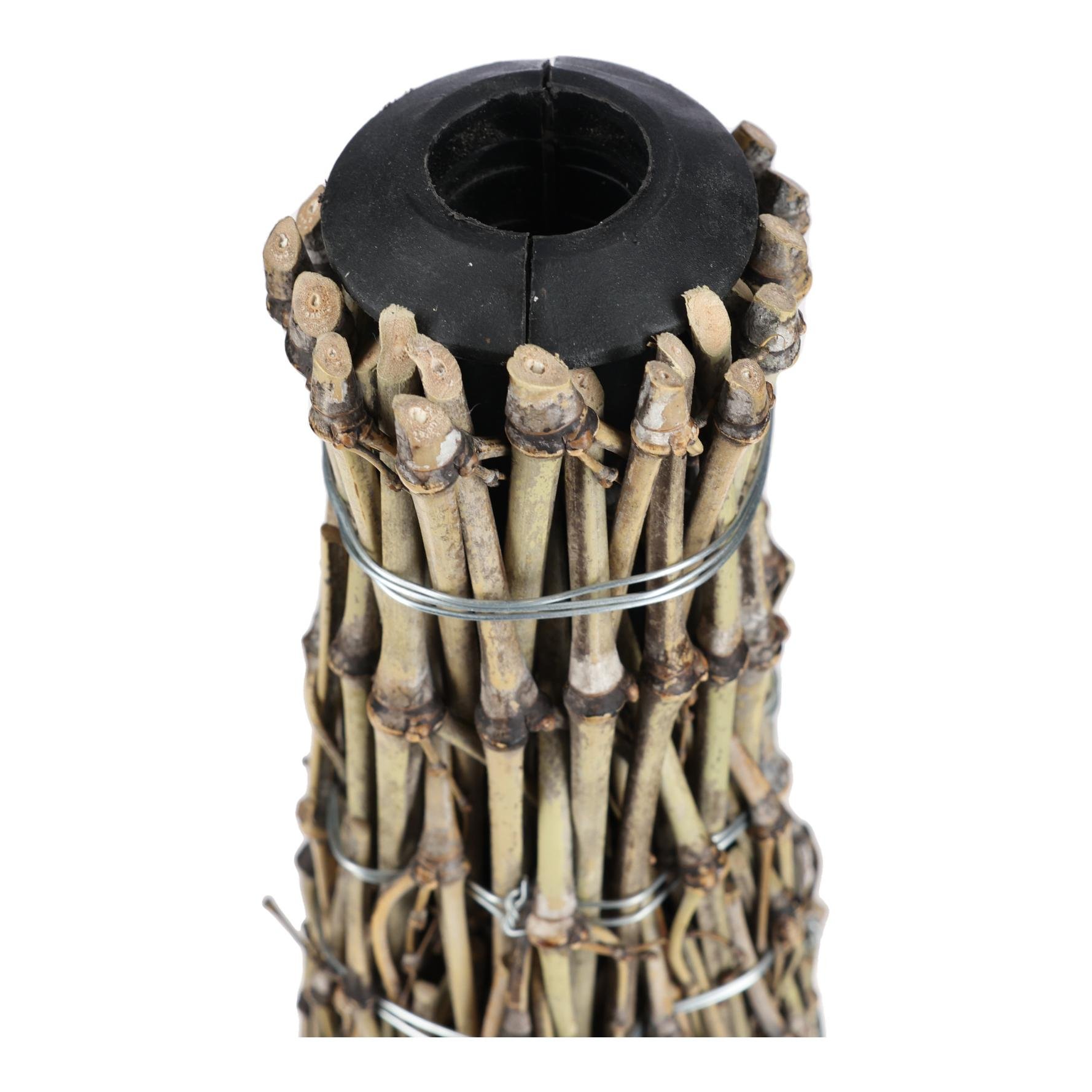 Balai de broussailles en bambou