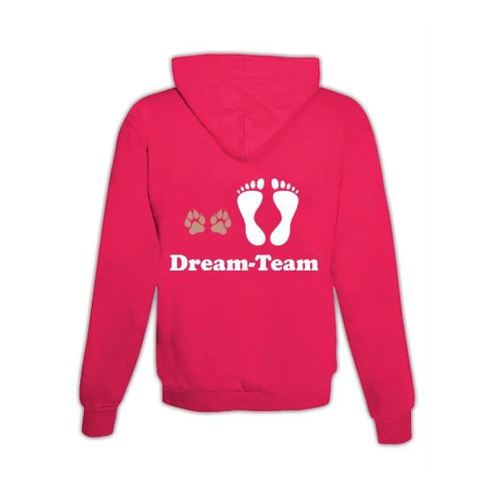 Image of Schwesternuhr Hoodie Dream-Team Unisex - Pink - bei Hauptner.ch