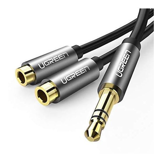 Image of Ugreen 3.5mm Stereo Audio Splitter - Grau bei Hauptner.ch