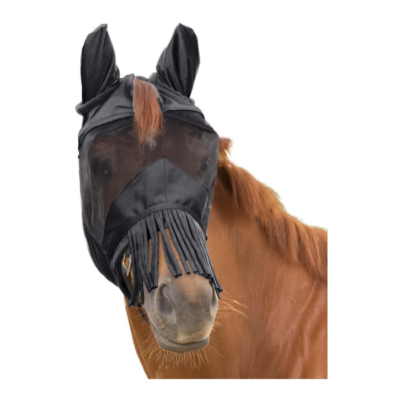 Fliegenmaske Premium 3 in 1 - schwarz