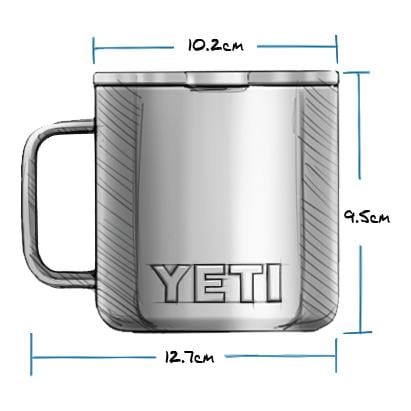 RAMBLER 14 OZ MUG Black - Trinkbecher