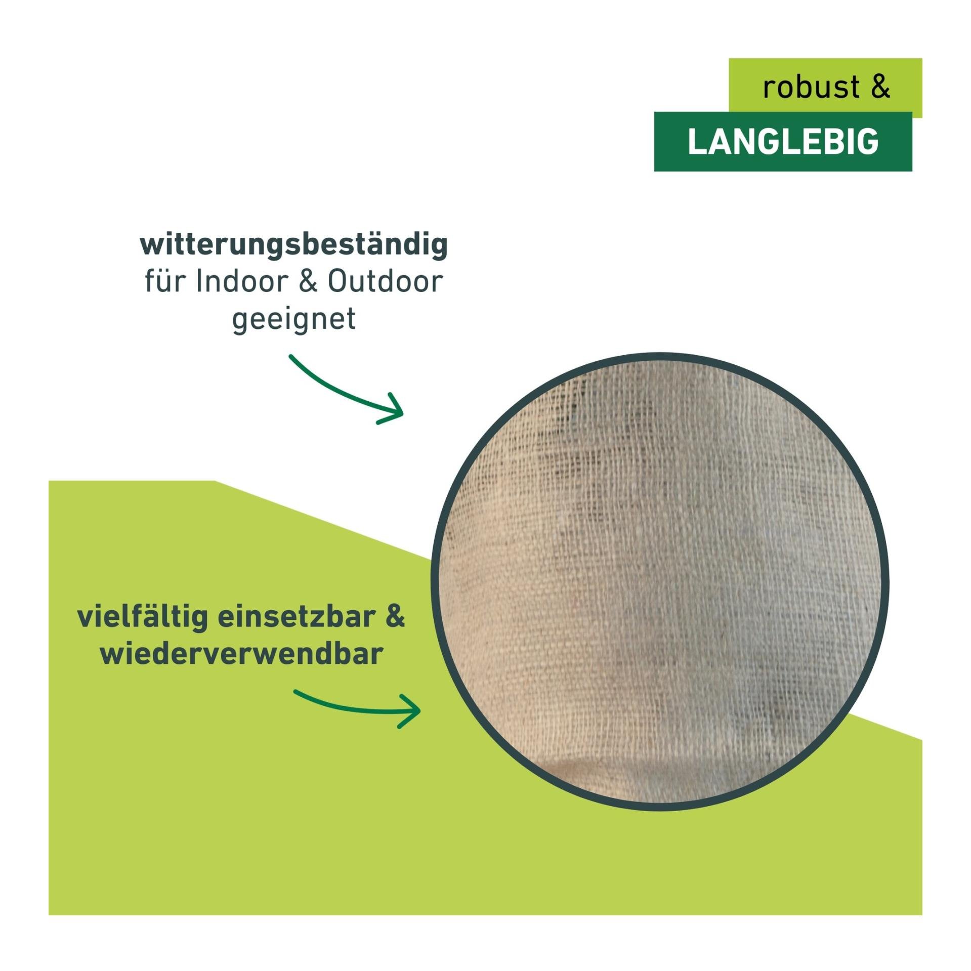 Windhager Jute Sack natur ÖKO 
