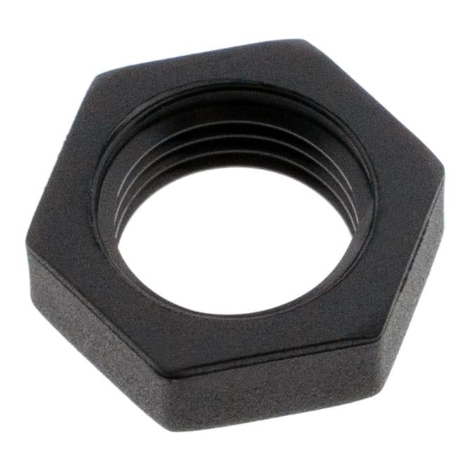 Sechskantmutter Kunststoff schwarz 1/8"