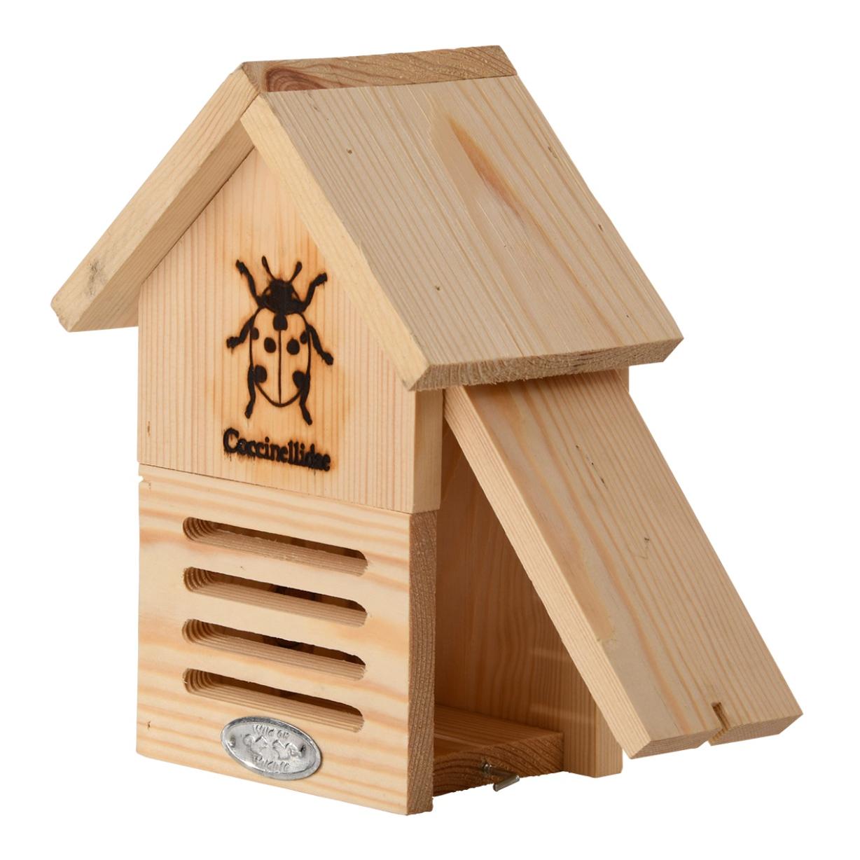 Marienkäferhaus mit Silhouette