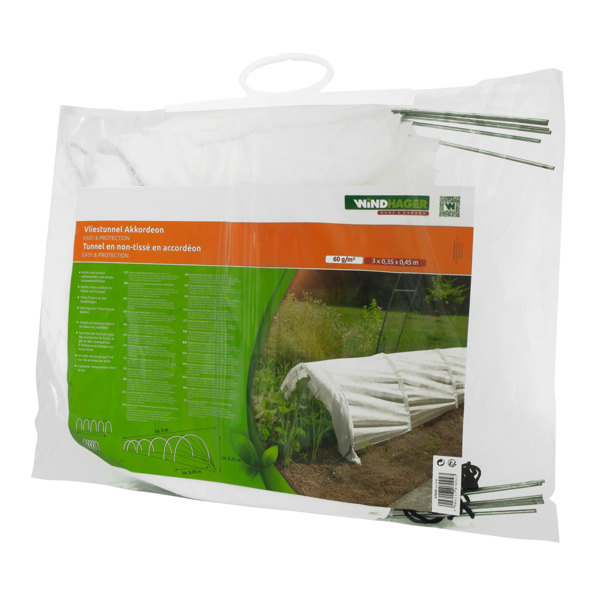 Folien-Tunnel Akkordeon