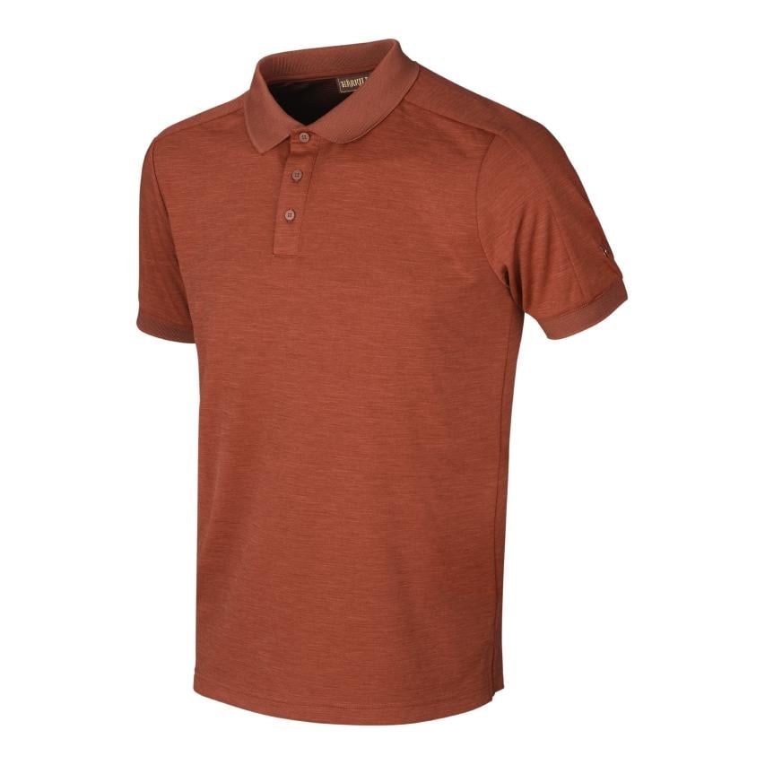 Image of Härkila Tech Polohemd - Dark burnt orange bei Hauptner.ch