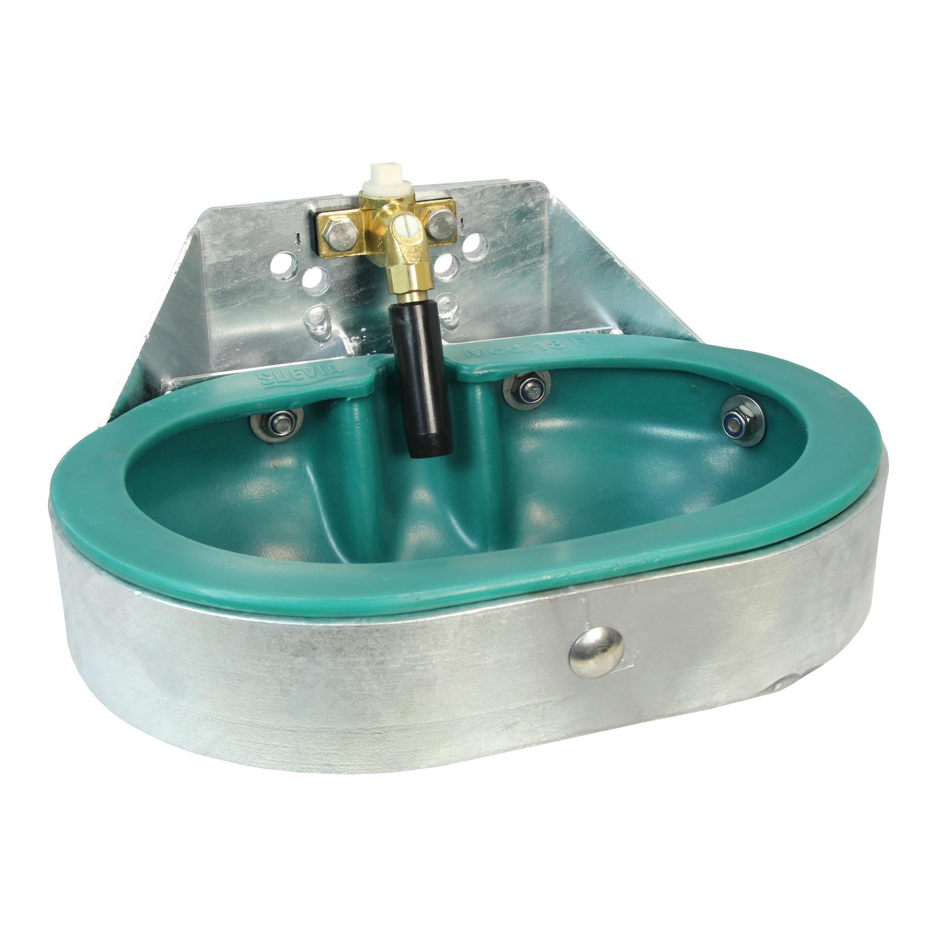 Image of Suevia Tränkebecken Mod. 18P mit Messing-Ventil bei Hauptner.ch