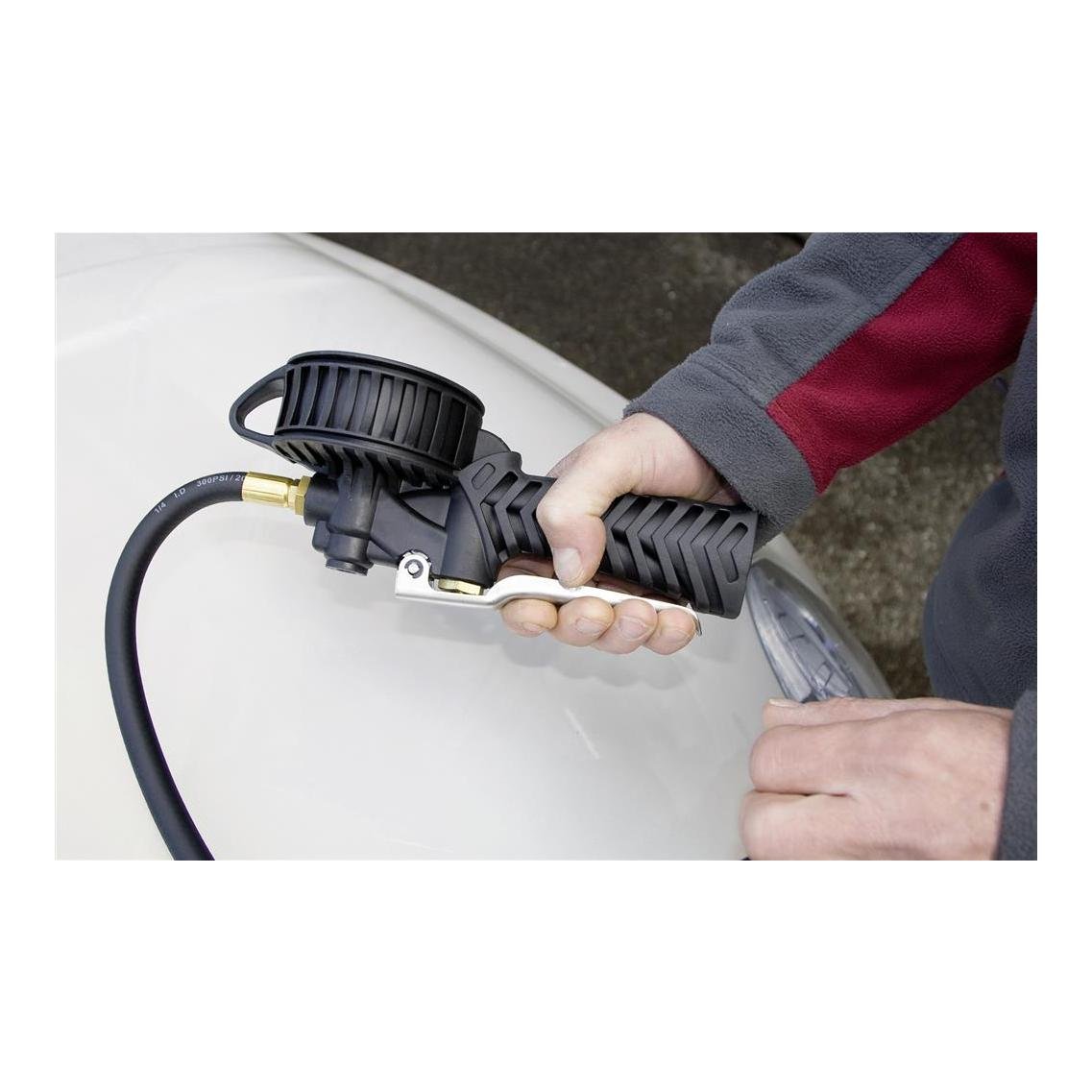 Gonfleur de pneus à manomètre digital