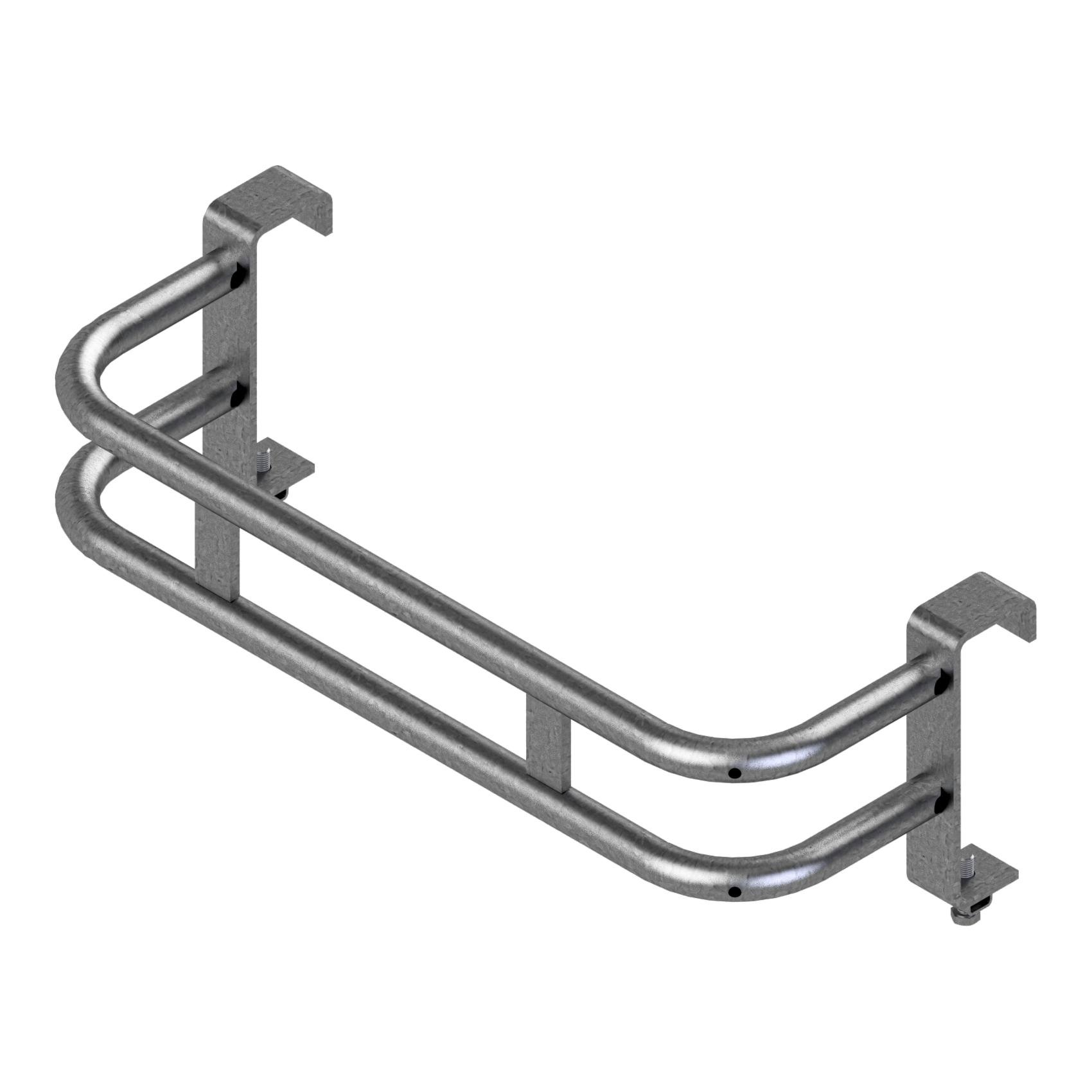 Dreipunkt-Schutzbügel für Viereckraufe