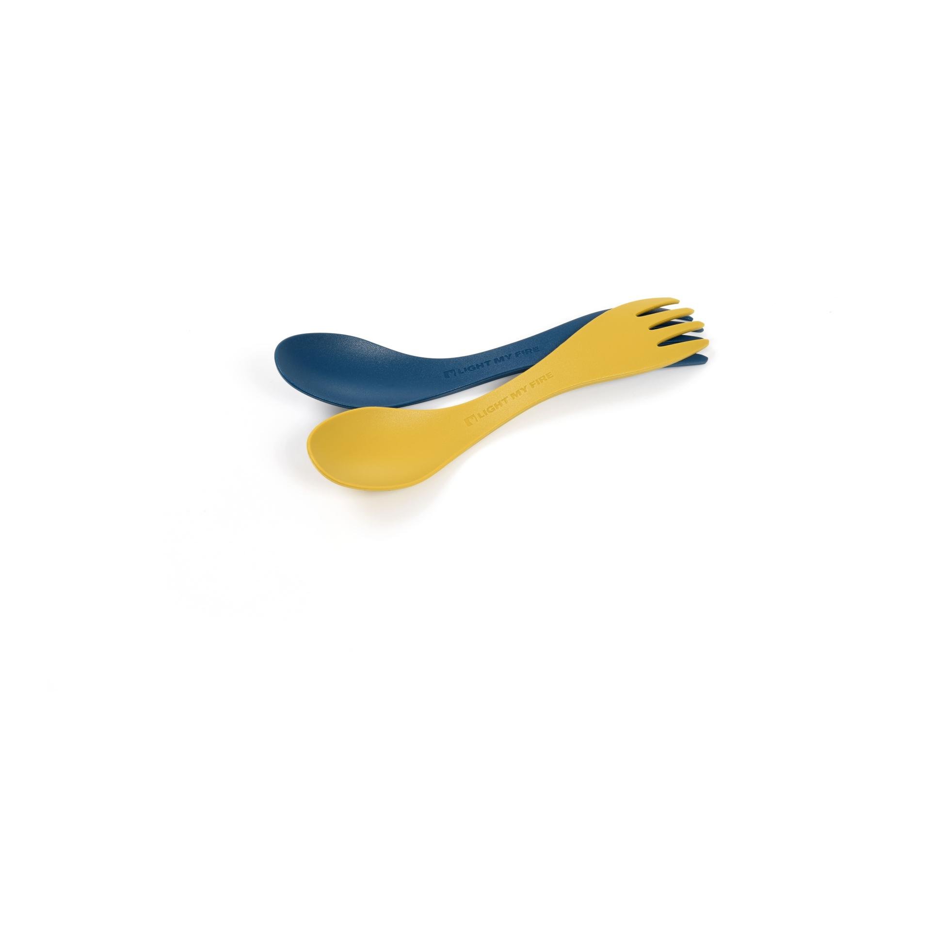 Image of Light My Fire Spork Little Bio 2-Pack - Mustyyellow/Hazyblue - Gelb, Blau Multi - bei Hauptner.ch