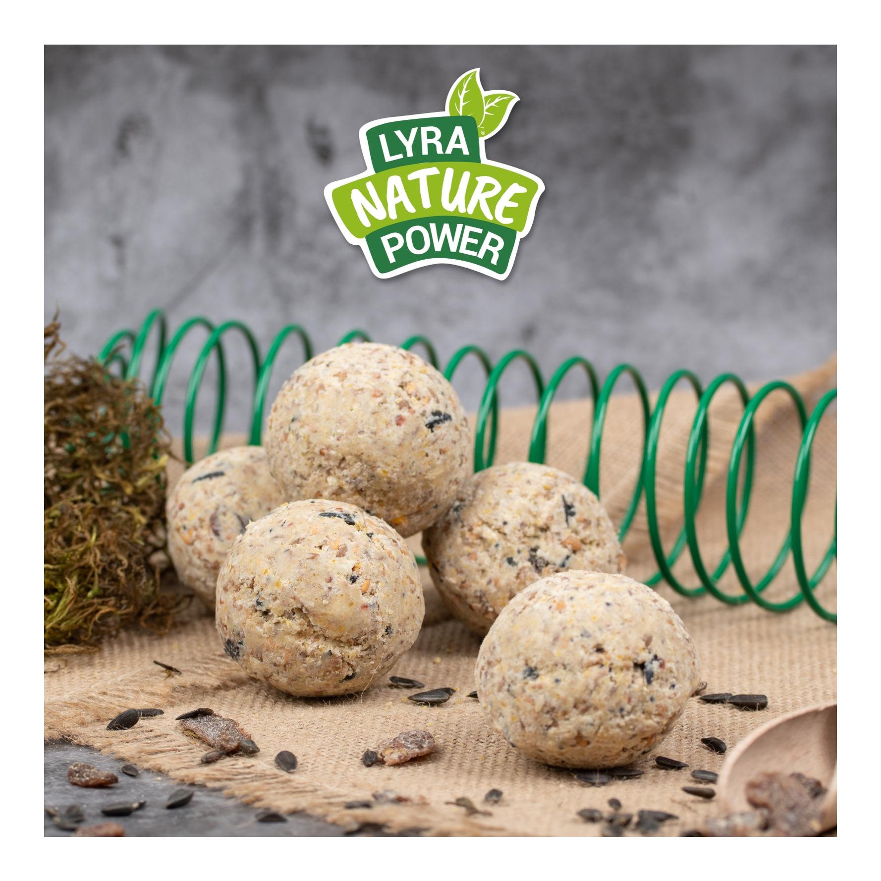 Meisenknödel aus der ALB-MÜHLE ohne Netz Vollkorn & Früchte + 2 Spender