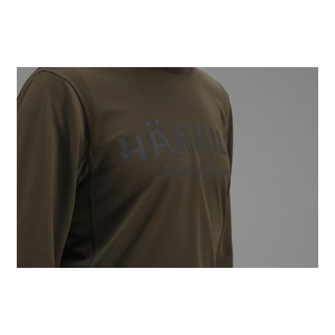 Mountain Hunter L/S T-Shirt - hunting green/shadow brown