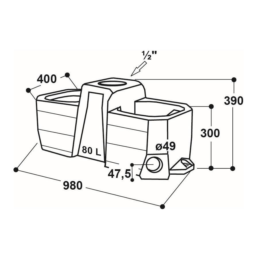 Laufstall- und Weidetränke Modell WT80/WT80-N