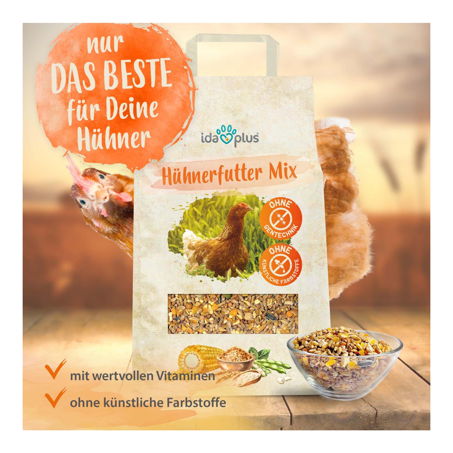 Mélange alimentaire pour poules - Aliment complet équilibré - Mélange pour toute l'année