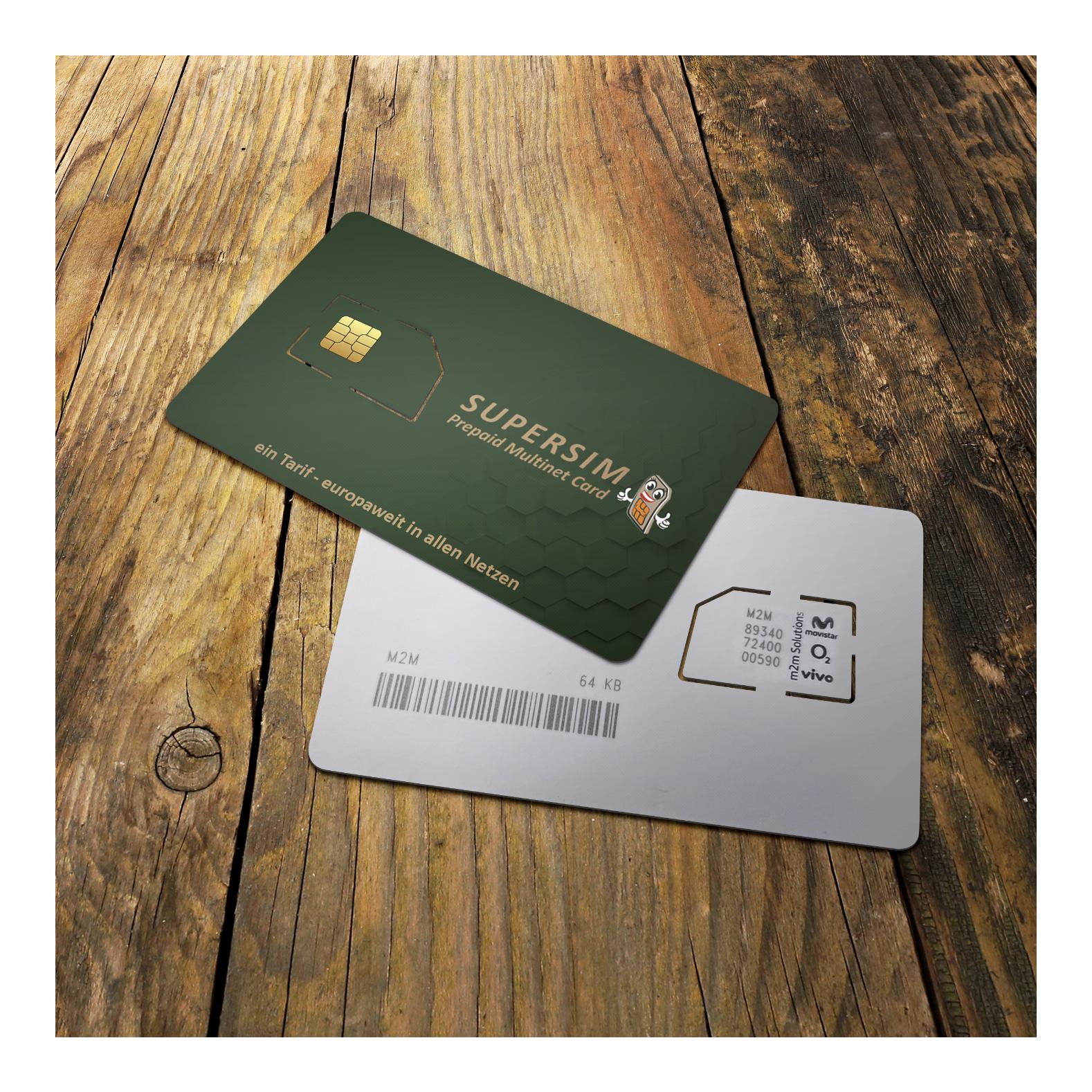 SUPERSIM Prepaid-Multinetzkarte für Wildkameras 