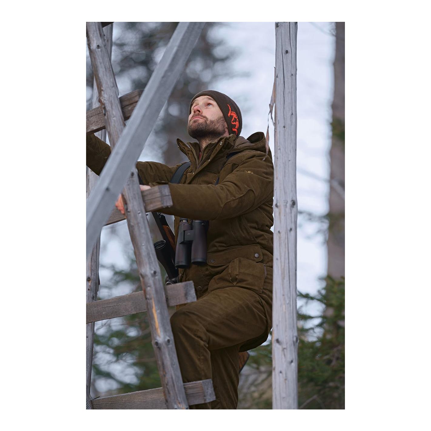 Marlon Suede Hose - Dunkelbraun