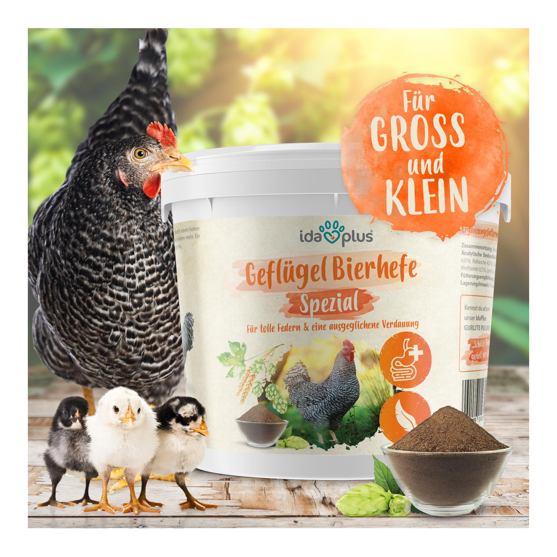 Geflügel Bierhefe Spezial - Futterergänzung für Geflügel