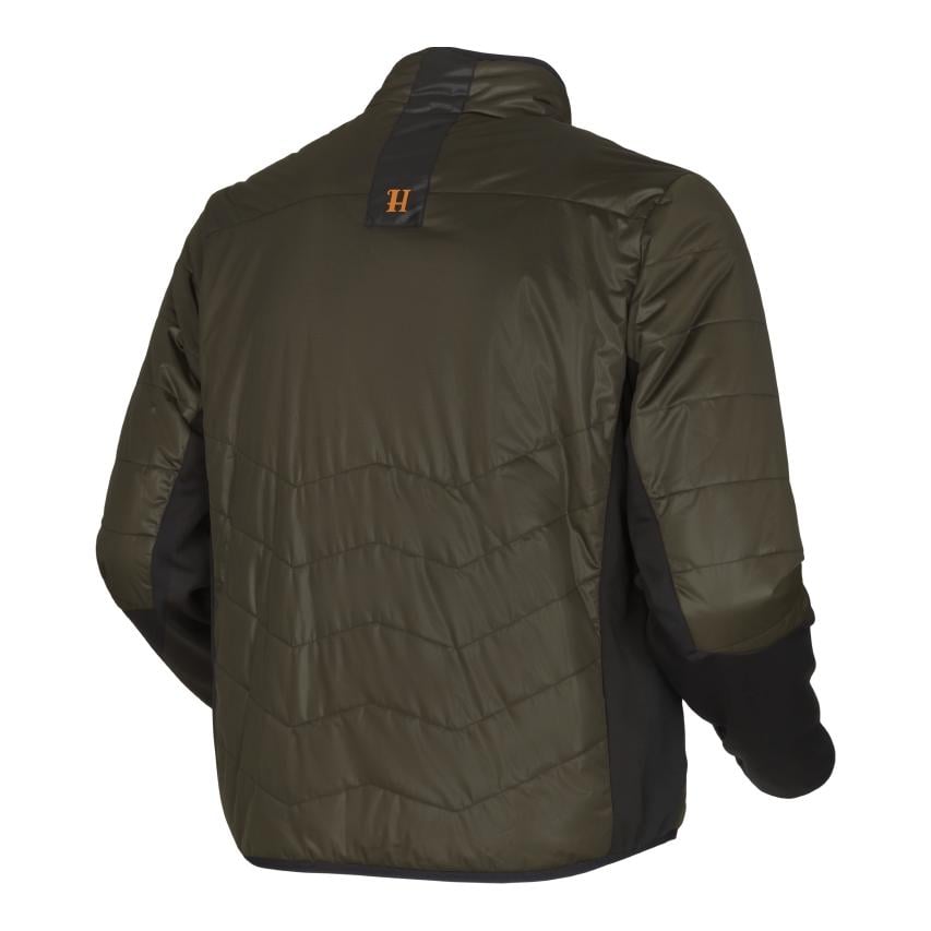 Veste chauffante - vert saule/noir