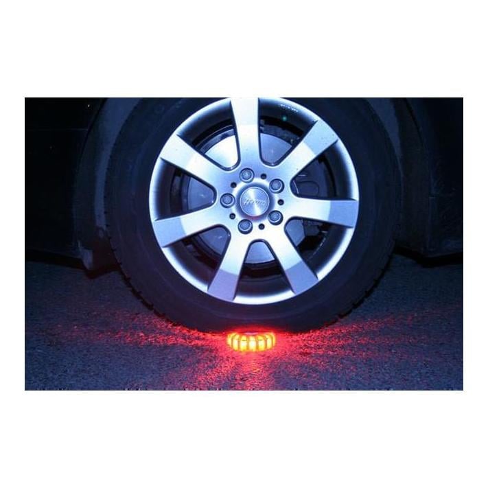 Voyant lumineux / radar LED - rouge - coffret 6x piles