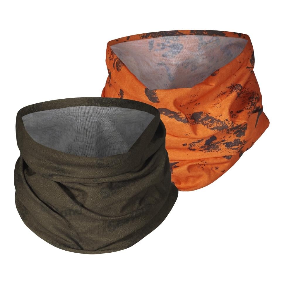 Image of Seeland Vantage Rohrschal 2er-pack - Pine green / InVis orange blaze bei Hauptner.ch