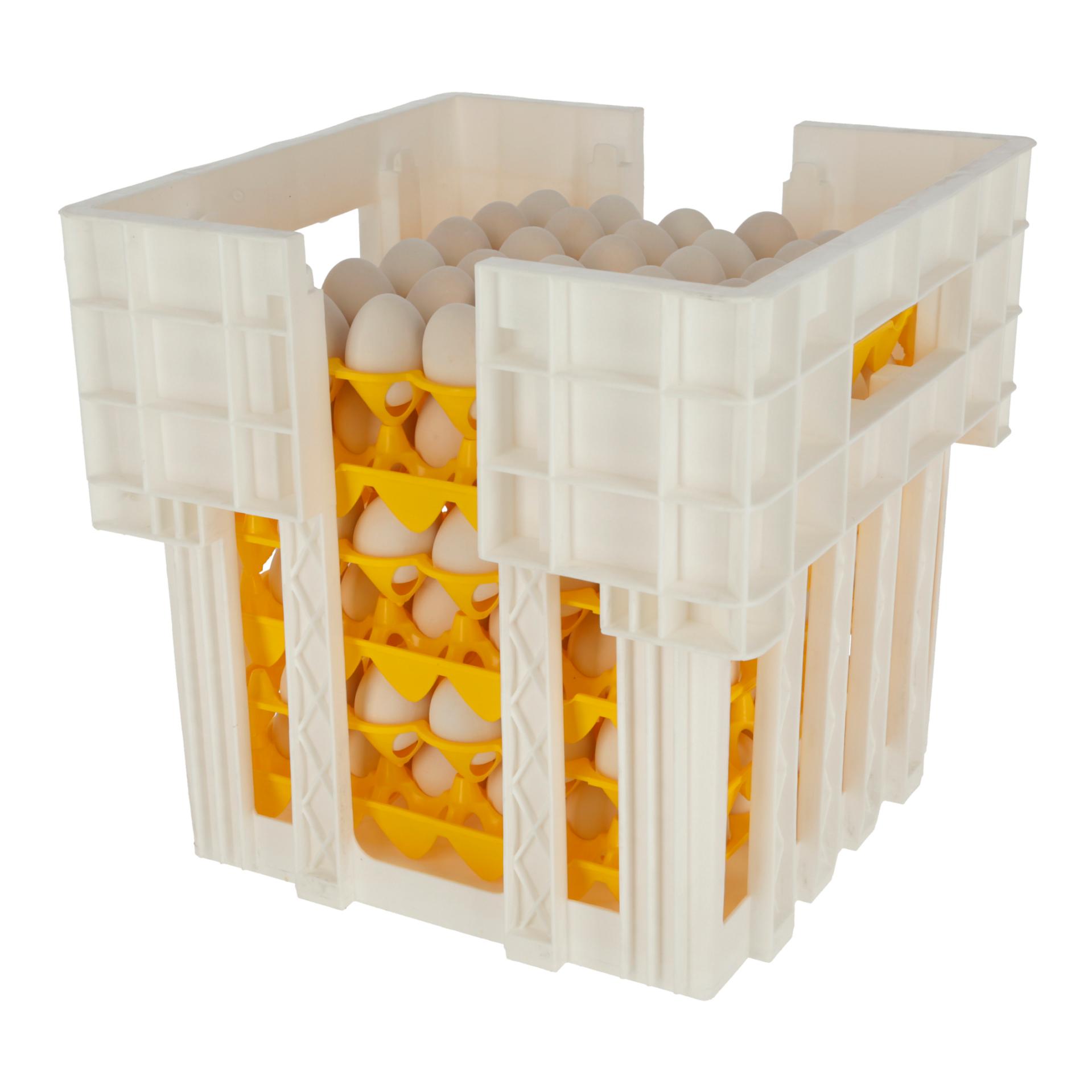 Halterung und Stapelung für Eieraufbewahrung