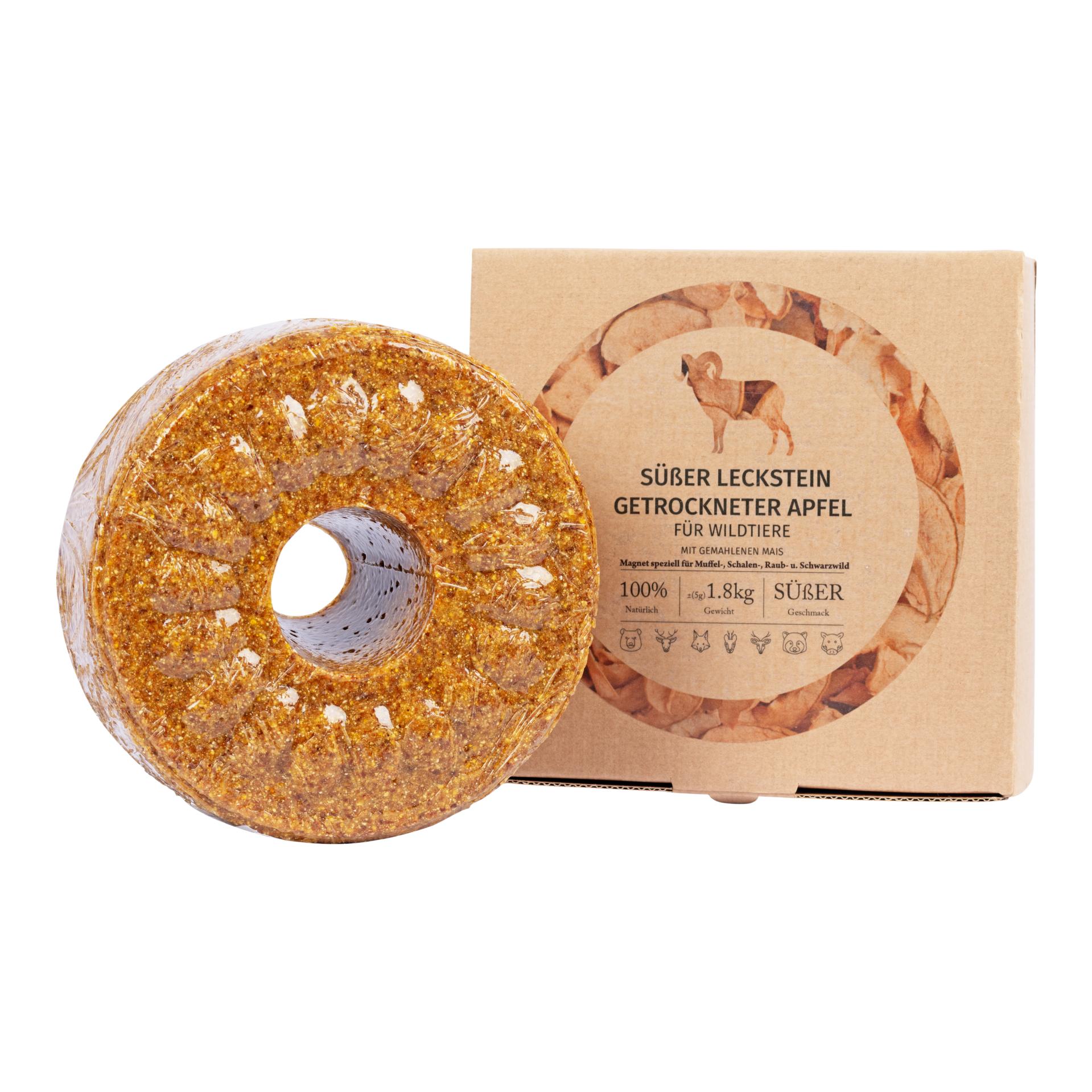 Leckstein süßer Apfel (getrockneter Apfel)