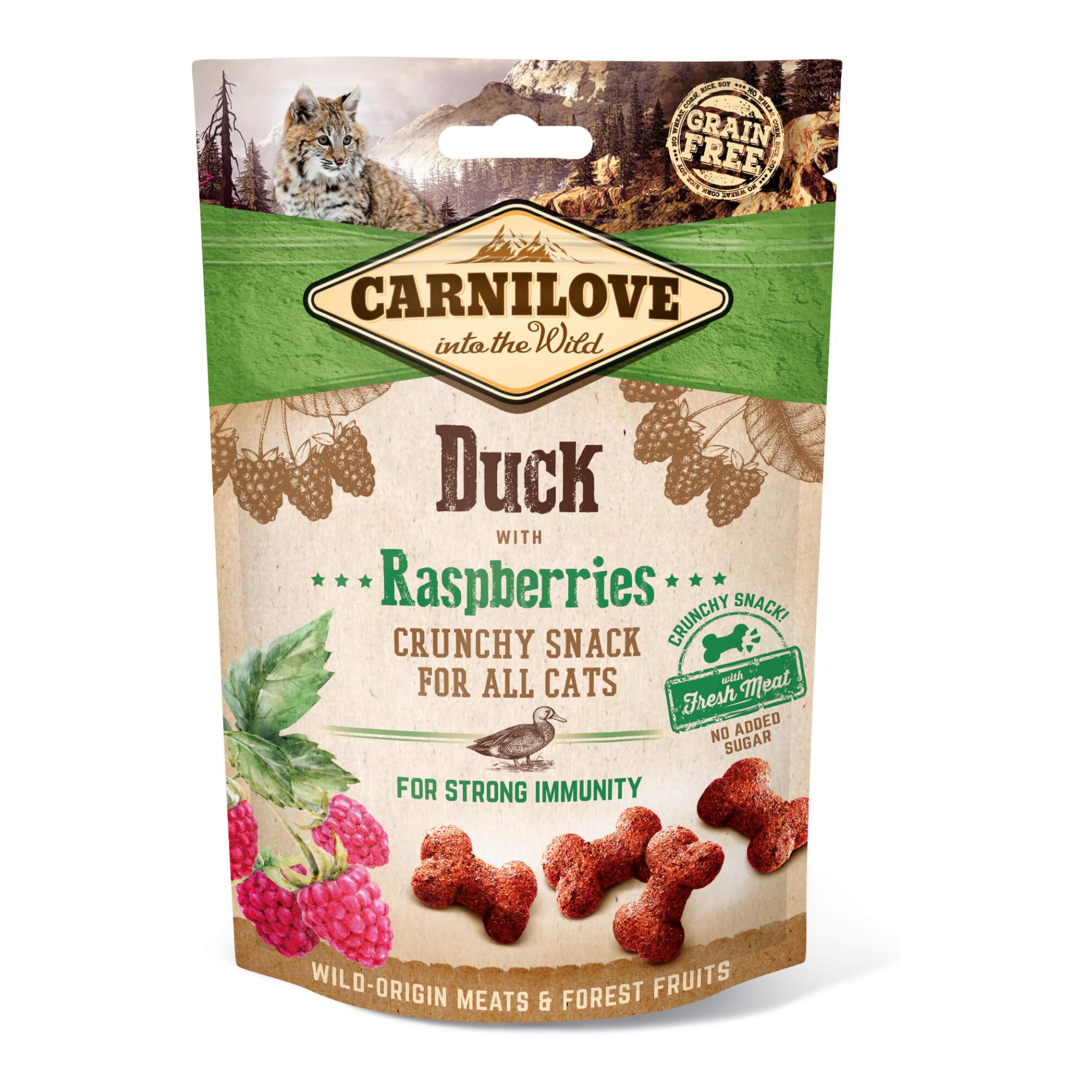 Image of Carnilove Crunchy Snack Duck with Raspberries / Ente mit Himbeeren bei Hauptner.ch