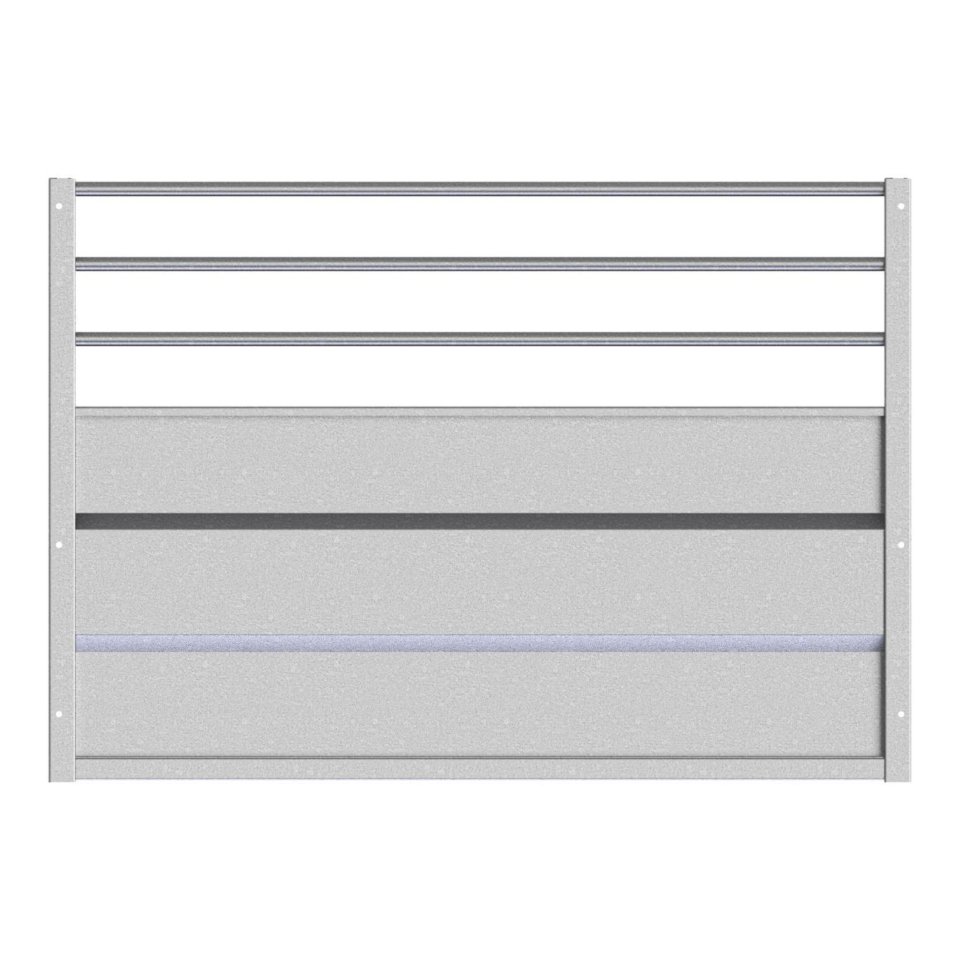 Kälberbox: Verblechte Seitenwand für Kälberbox