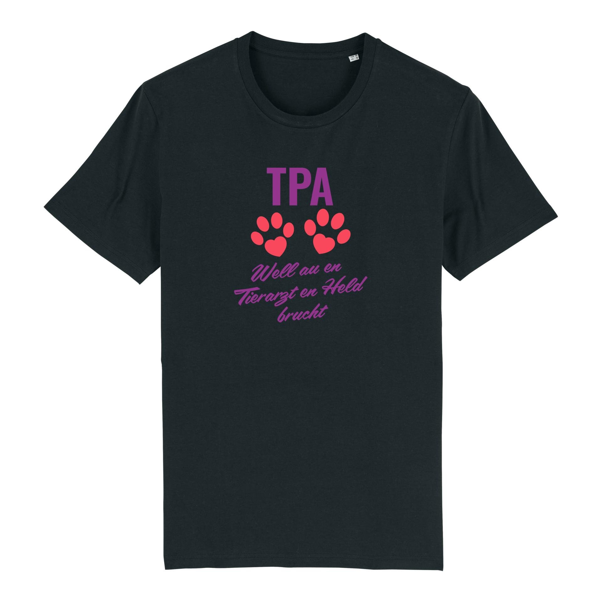Bio T-Shirt TPA Well au en Tierarzt en Held brucht