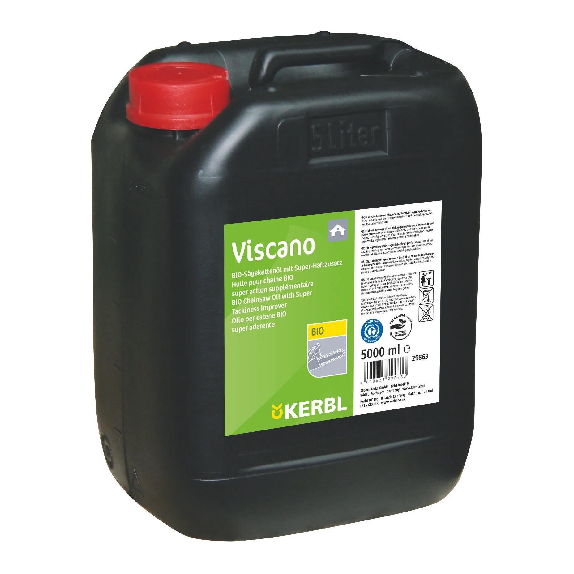 Huile biologique pour chaînes de tronçonneuse VISCANO