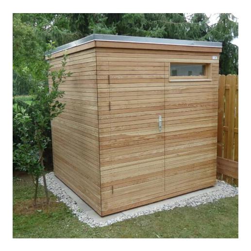 Gartenhaus Rhomboidschalung Kubus