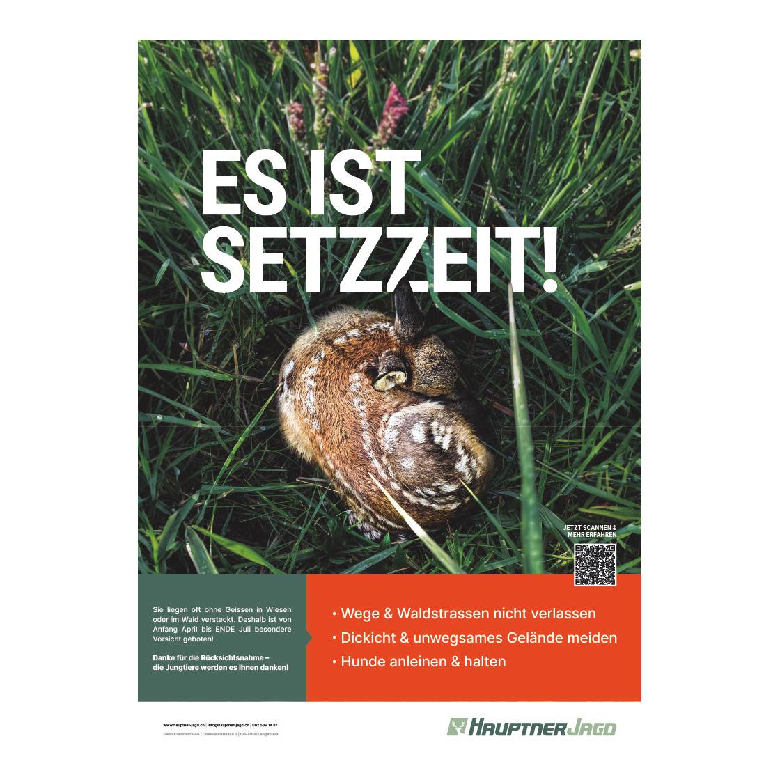 Plakat Rehkitzrettung