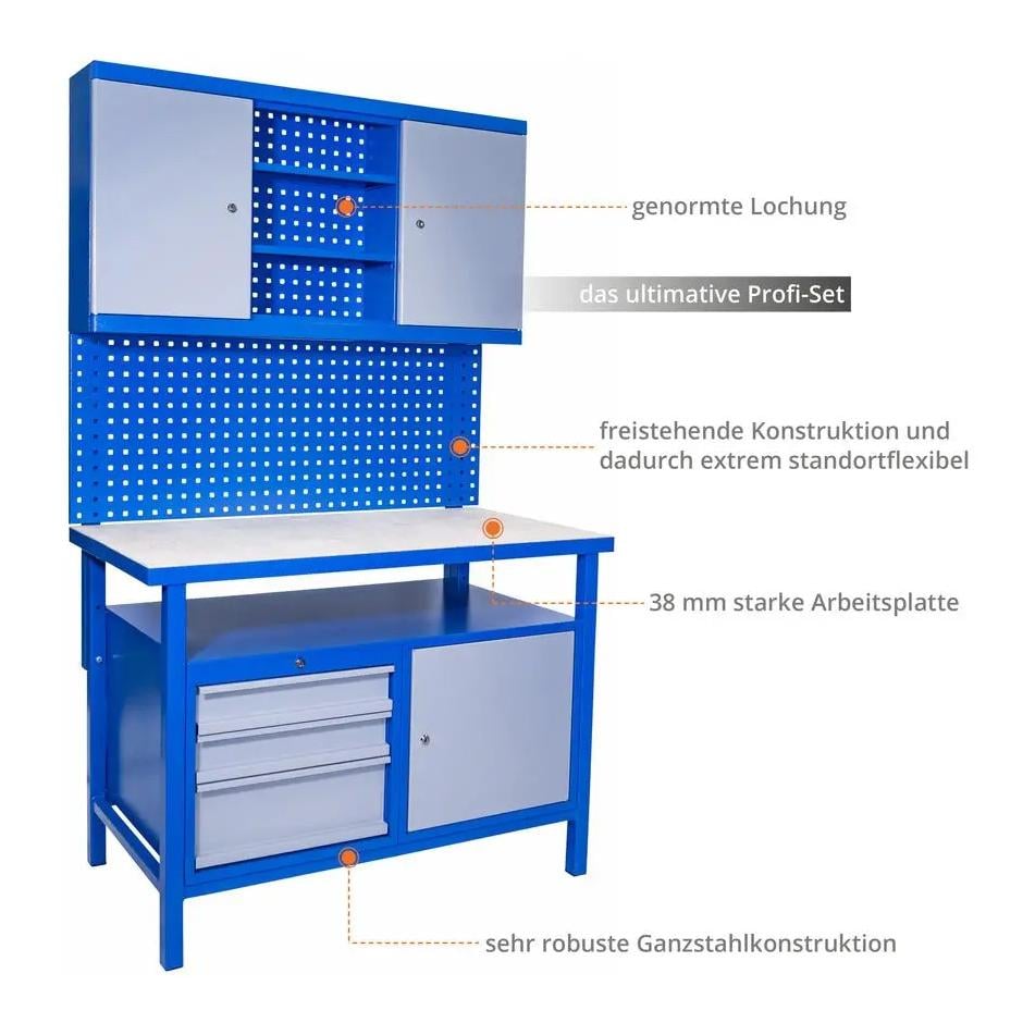 Güde Werkbank-Set 3-tlg. 