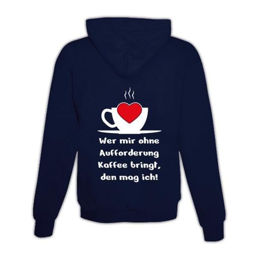 Pull à capuche Appel du café unisexe