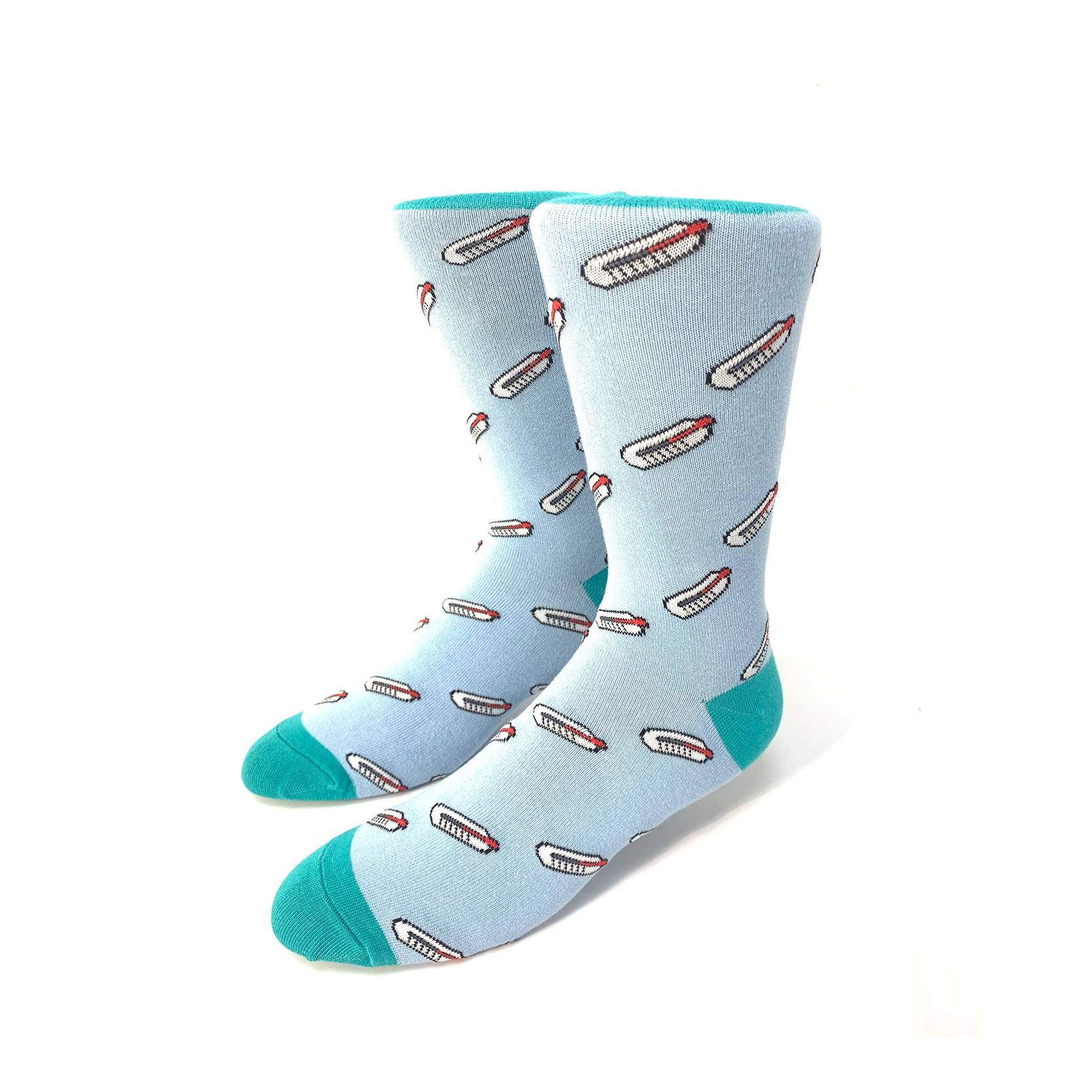 Chaussettes pour soignants thermomètre