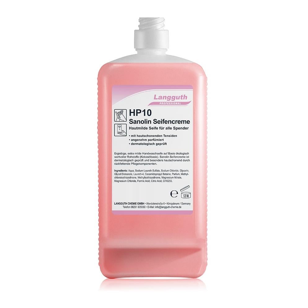 Image of Langguth Flüssigseife Rot LC/Euro - 950 ml - Kartusche mit Schraubaufsatz - 078.344 bei Hauptner.ch