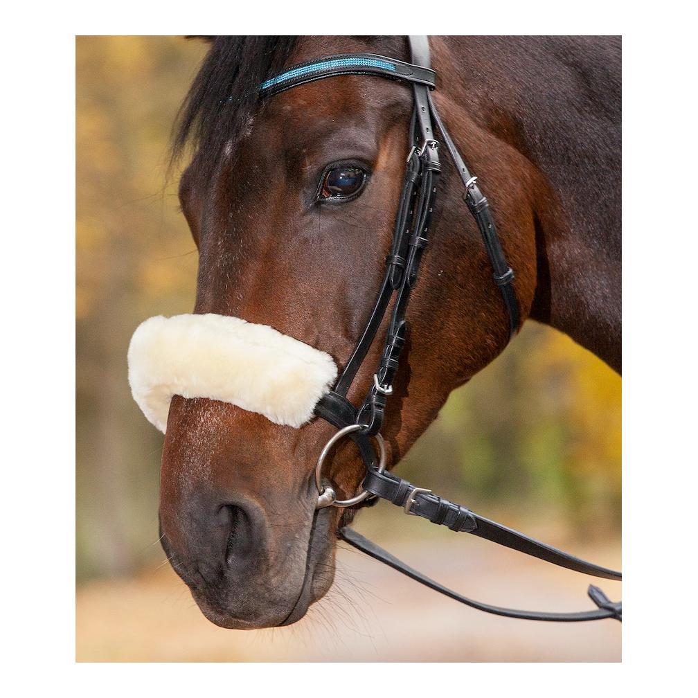 Lammfell Nasen- oder Genickpolster - natur