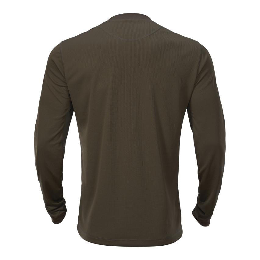 Mountain Hunter L/S T-Shirt - hunting green/shadow brown