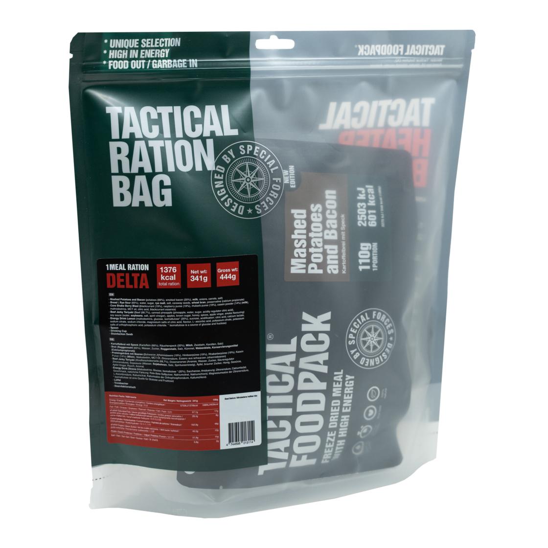 Image of Tactical Foodpack 1 Meal Ration Delta - Schwarz - bei Hauptner.ch