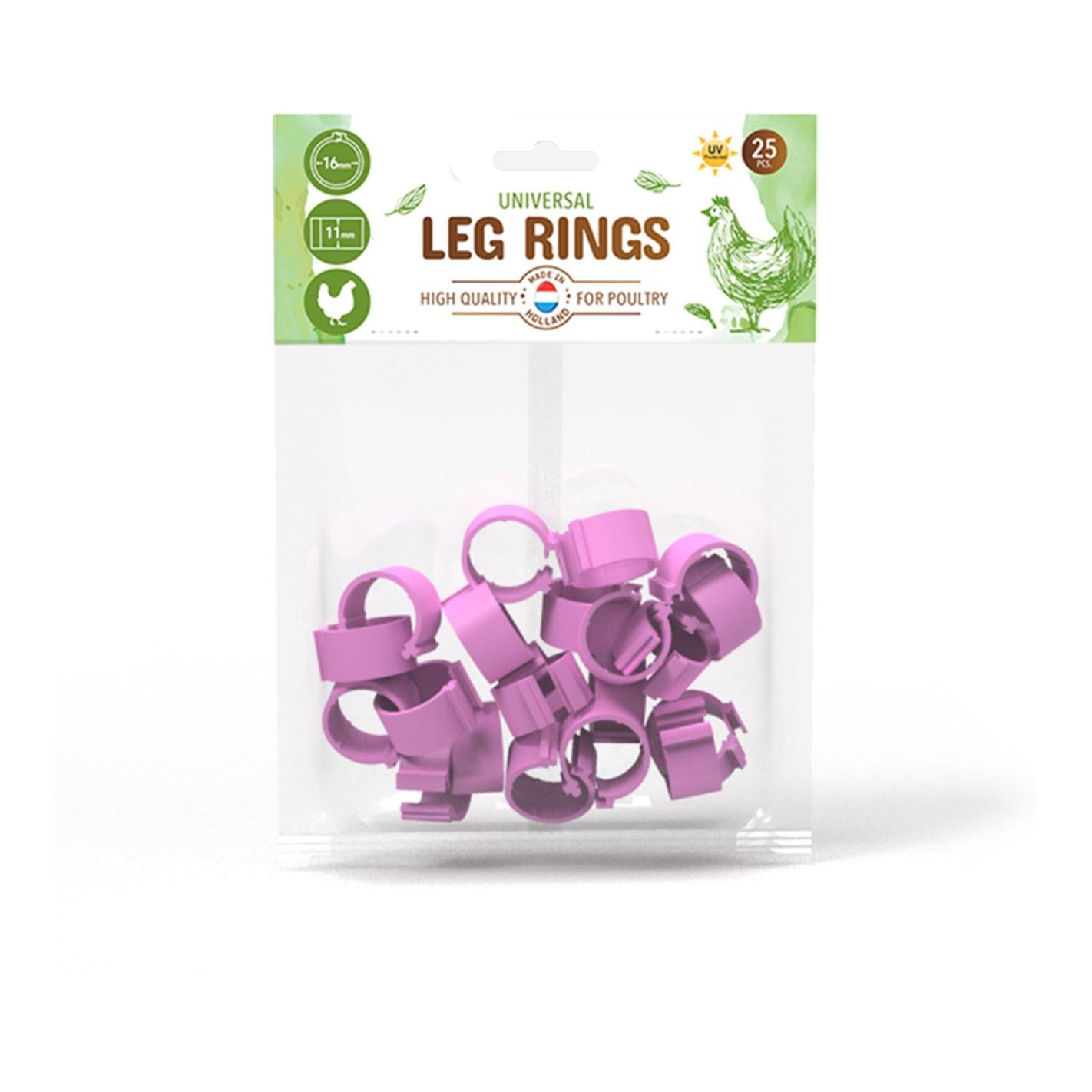 Hühnerfussringe 25 Stk.