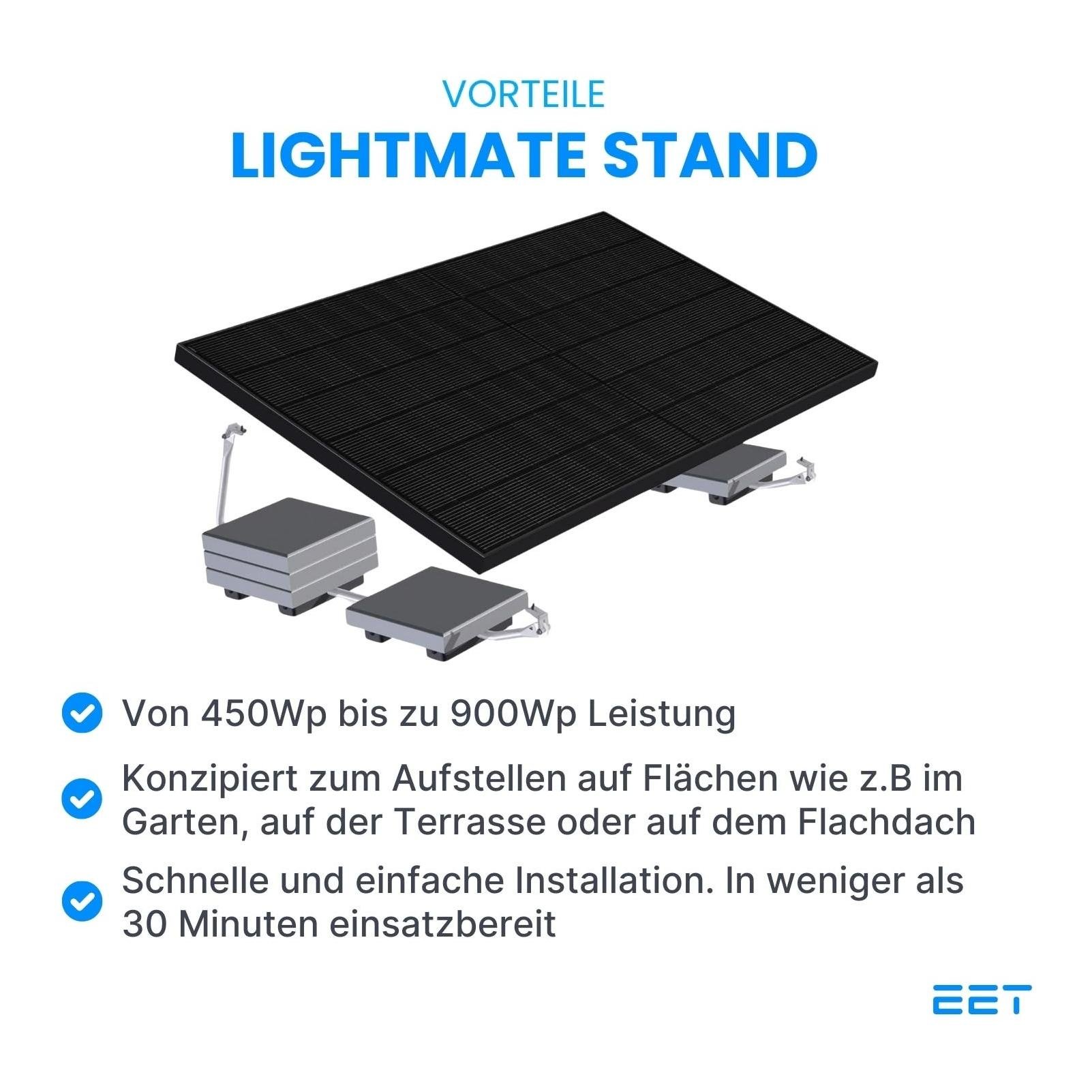 LightMate Stand - Balkonkraftwerk zum hinstellen