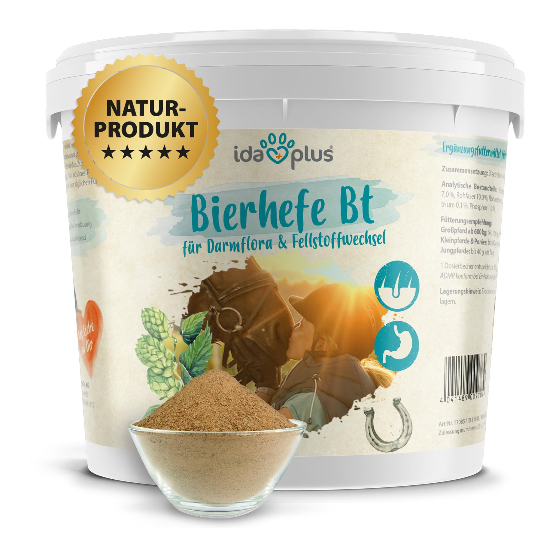 Bierhefe Bt - Futterergänzung für glänzendes Fell & kräftige Haut